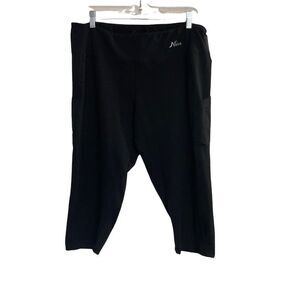 NIRLON,Medium Rise, Women’s Black‎ Workout/Biker Shorts Size 3X, New With Tags